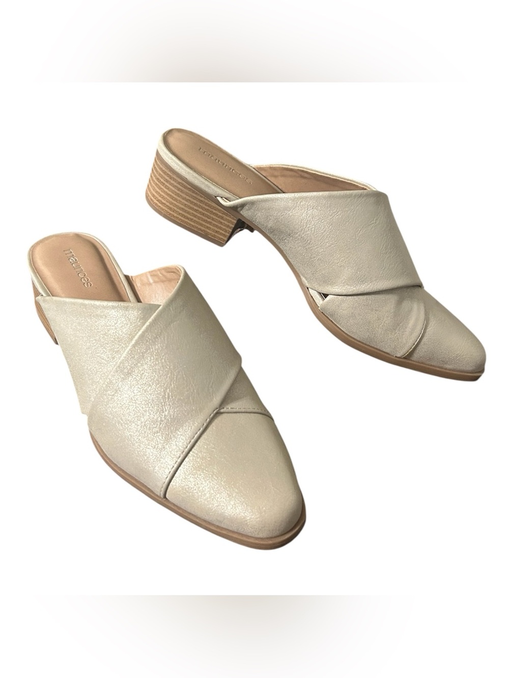 Maurice's Slip-On in Cream - Women's Casual Heels size 9M